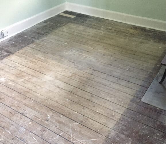 wood flooring before
